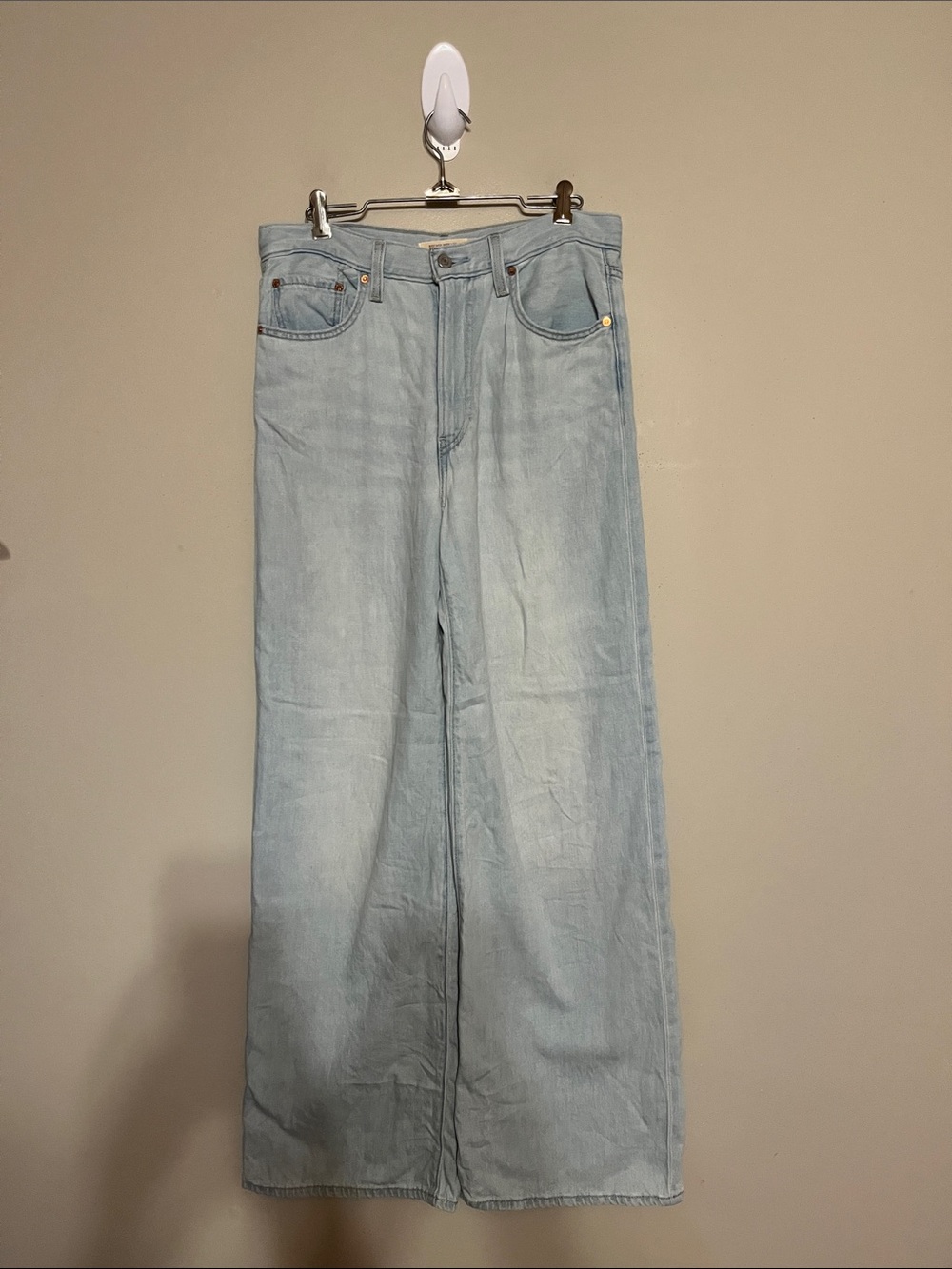 Levi's Ribcage High-Rise Wide Leg Jeans